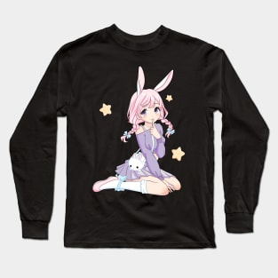 Anime Bunny Girl Long Sleeve T-Shirt